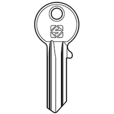 Chiave Piatta Cisa Cs8 Silca - Ottone Nichelato- 10 Pezzi