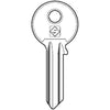 Chiave Piatta Facchinetti Ff1 Silca - Ottone Nichelato- 10 Pezzi