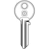 Chiave Piatta Iseo Ie2 Silca - Ottone Nichelato- 10 Pezzi