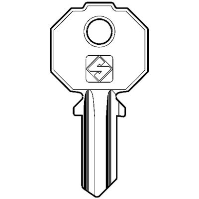 Chiave Piatta Prefer Pf5 Silca - Ottone Nichelato- 10 Pezzi