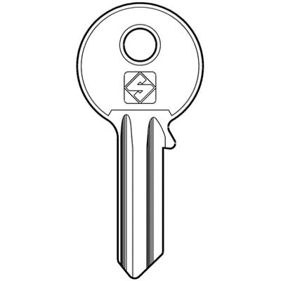 Chiave Piatta Welka We2 Silca - Ottone Nichelato- 20 Pezzi