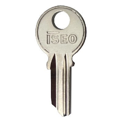 Chiave Piatta Iseo 020069 City 20 Originale - Ottone Nichelato- 20 Pezzi