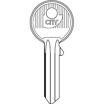 Chiave Piatta Iseo 020359.Cs Originale - Ottone Nichelato- 20 Pezzi