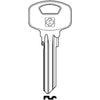 Chiave Piatta Yale Ya91Sm Silca - Ottone Nichelato- 10 Pezzi