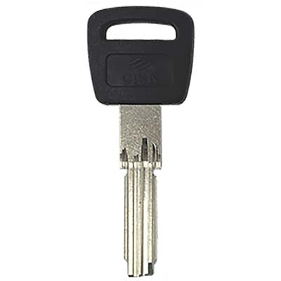 Chiave Punzonata Cisa 00620.90 Originale - Ottone Nichelato Cs62Ap- 5 Pezzi