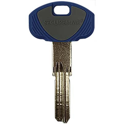 Chiave Punzonata Securemme Evo K1 Originale - Ottone Nichelato- 5 Pezzi