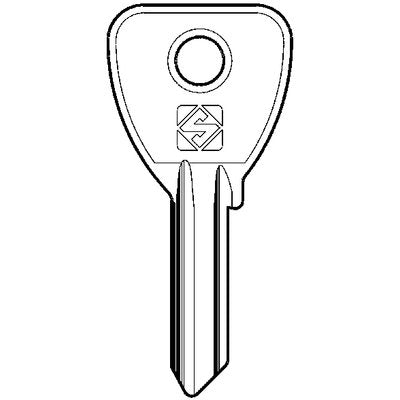 Chiave Piatta Omec Oc074Sl Slim Silca - Ottone Nichelato- 10 Pezzi