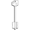 Chiave Doppia Mappa Cr 5R16 Silca - Ottone Nichelato- 5 Pezzi