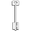 Chiave Doppia Mappa Securemme 5Scm12 Silca - Ottone Nichelato- 5 Pezzi