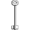 Chiave Doppia Mappa Juwel Jw70 Silca - Ottone Nichelato- 5 Pezzi