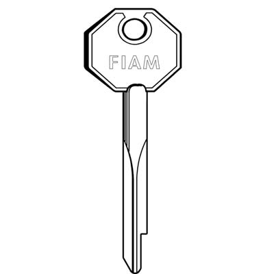 Chiave A Croce Fiam 910175 Originale - Ottone Nichelato- 5 Pezzi