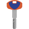 Chiave Punzonata Evo K64 1A Securemme - Ottone Nichelato- 5 Pezzi