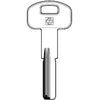 Chiave Punzonata Ibfm Ibf2R Silca - Ottone Nichelato- 5 Pezzi
