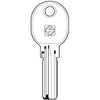 Chiave Punzonata Iseo R6 R7 Ie15 Silca - Ottone Nichelato- 10 Pezzi