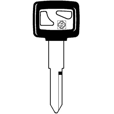 Chiave Auto Honda Hon41P Silca - Acciaio Nichelato- 5 Pezzi