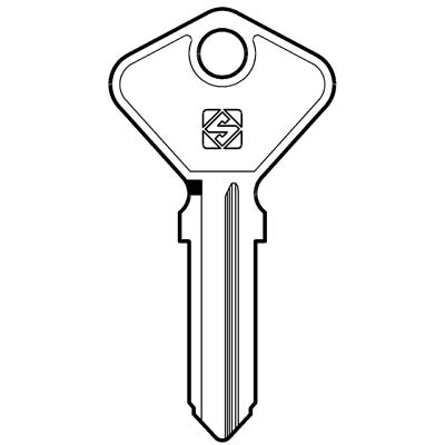 Chiave Auto Safe Giobert Af4A Silca - Acciaio Nichelato- 10 Pezzi