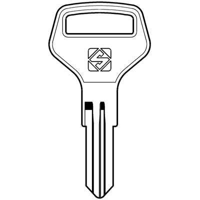 Chiave Auto Cash Box Cax2R Silca - Acciaio Nichelato- 10 Pezzi