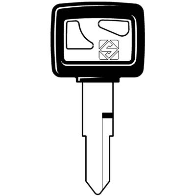 Chiave Auto Honda Hon39P Silca - Acciaio Nichelato- 5 Pezzi