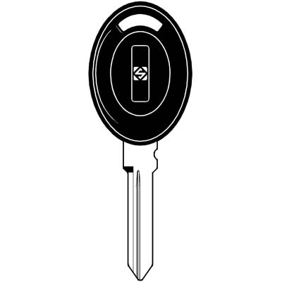 Chiave Auto Tata Tat3Rp Silca - Ottone Nichelato- 5 Pezzi