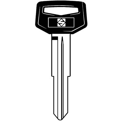 Chiave Auto Toyota Toy36P Silca - Acciaio Nichelato- 5 Pezzi