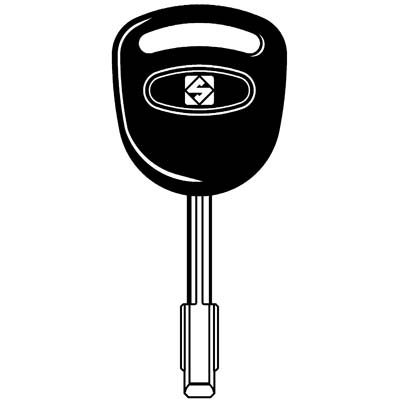 Chiave Auto Ford Fo21P Silca Acciaio Nichelato