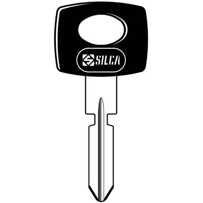 Chiave Auto Mercedes Hu39P Silca Ottone Nichelato