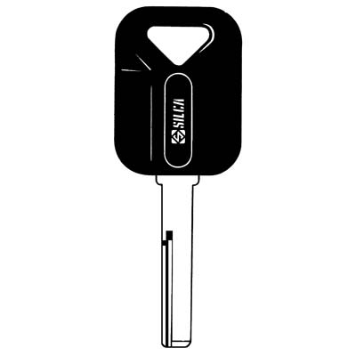 Chiave Auto Volvo Hu56Rp Silca Ottone Nichelato