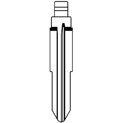 Chiave Flip Auto Ssangyong Ssy3Ch Silca Ottone Nichelato