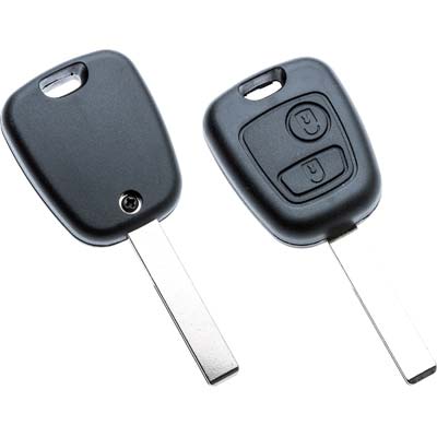 Guscio Chiave Auto Citroen Fiat Hu83Rs2 Silca Pulsanti 2