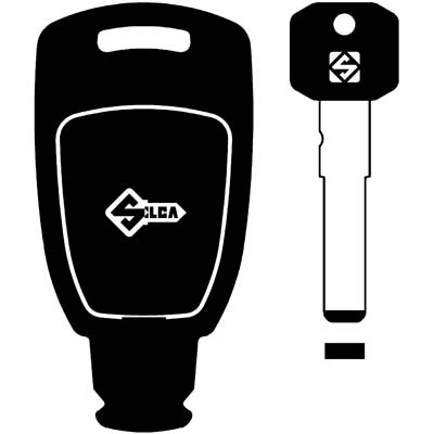 Chiave Auto Transponder Slot Fiat Sip22Tek Silca