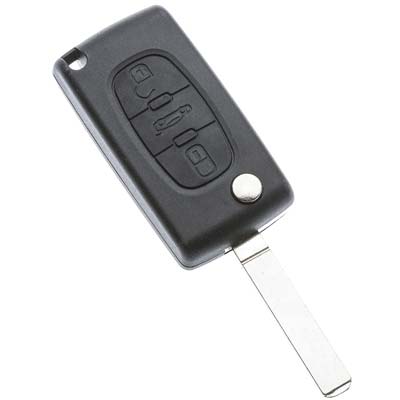 Guscio Chiave Auto Citroen Va2Brs8 Silca Pulsanti 3