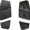 Pulsante Ricambio Guscio Auto Fiat Siprs8 Silca - 5 Pezzi