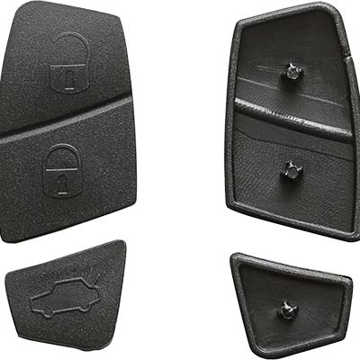 Pulsante Ricambio Guscio Auto Fiat Siprs8 Silca - 5 Pezzi