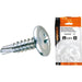 Vite Autoperforante Tmt Ranellata Self Workit - Zincata Bianca Cava Ph Mm 4,2X19 Cf=Pz 24- 5 Confezioni