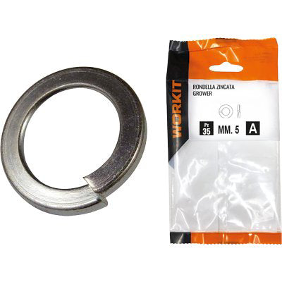 Rondella Grower Self Workit - Zincata Mm 5 Cf=Pz 35- 5 Confezioni