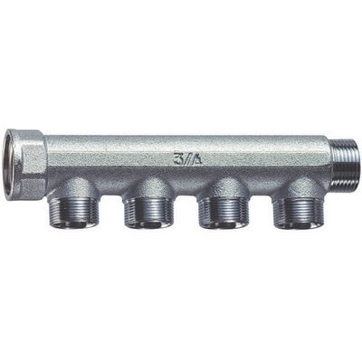 Collettore Cromato A 4 Derivazioni (Far)- M.F. 1- Far- Pezzi 1