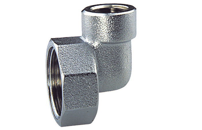 Raccordo Terminale A Squadra Cromato Per Collettori Componibili- 3/4 X 1/2 F.F.- Far- Pezzi 1