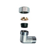 Gomito Maschio Cromato C/Monocono In Gomma Per Rame- 3/4 X 22- Far- Pezzi 1