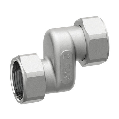 Raccordo Eccentrico Cromato Con Calotte Mobili- 3/4- Far- Pezzi 1