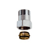 Prolunga Diritta Cromata Fil. 24X19- Lungh. 30 Mm- Far- Pezzi 1