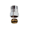 Prolunga Diritta Cromata Fil. 24X19- Lungh. 30 Mm- Far- Pezzi 1