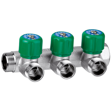 Collettore 3 Derivazioni M.F. Regolabili- 3/4- S.F.- Pezzi 1