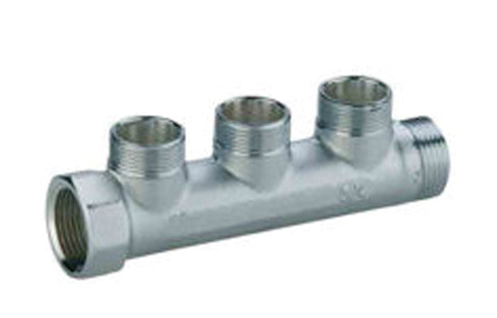 Collettore 3 Derivazioni M.F.- Cromo 3/4- S.F.- Pezzi 1