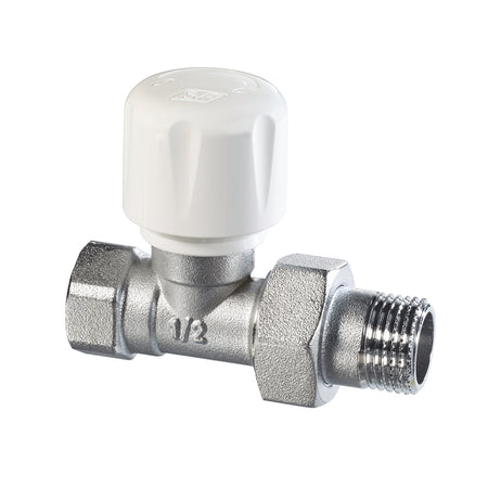 Valvola Diritta Eco Attacco Ferro- 3/8- S.F.- Pezzi 1