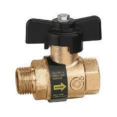 Valvola A Sfera Mf Con Ritegno Incorporata- 1/2- Calef- Pezzi 1