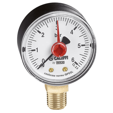 Manometro- 1/4 Radiale- Calef- Pezzi 1