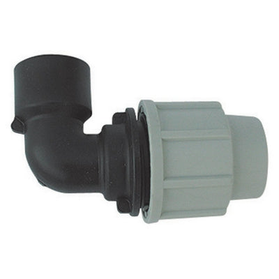 Gomito A 90 ° Femmina Plasson Per Tubo Polietilene- 1/2 X 20- Plass- Pezzi 1