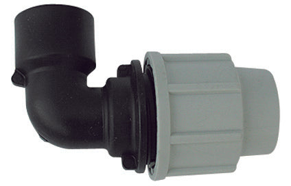 Gomito A 90 ° Femmina Plasson Per Tubo Polietilene- 1/2 X 20- Plass- Pezzi 1