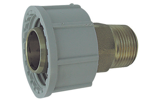 Adattatore Maschio In Ottone Plasson Per Tubo Polietilene- 11/2 X 50- Plass- Pezzi 1