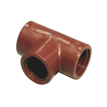 Ti A 90 ° In Pp Marrone- 3/4- Bucch- Pezzi 1